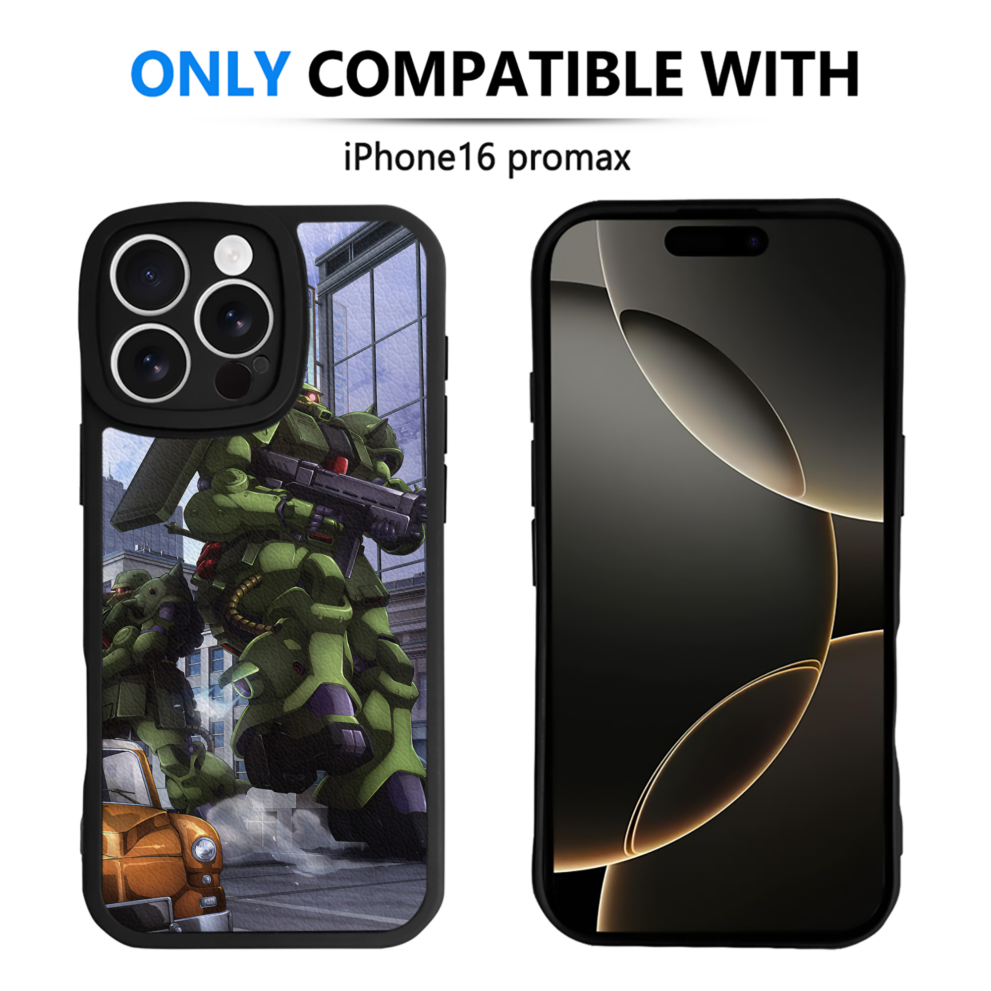 （画像用） 機動戦士ガンダム Mobile Suit Gundam 【iPhone 16シリーズ対応】シリコンスマホケース（レザー調） 材質：シリコン